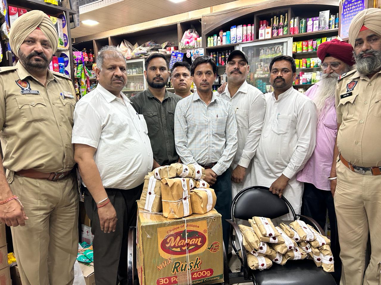 The team of the district health department sent food samples for testing